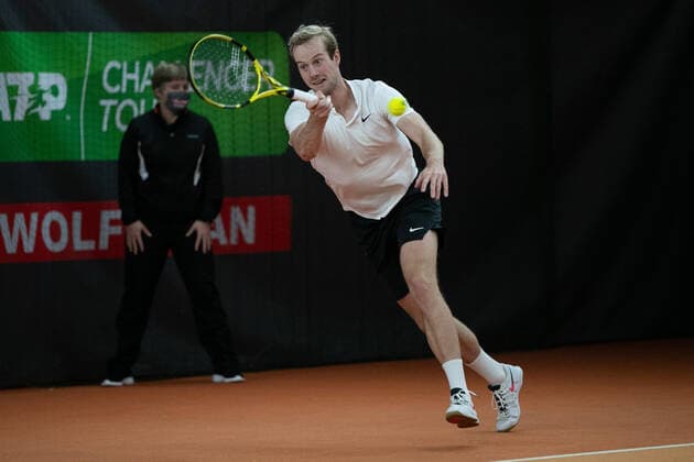 Botic van de Zandschulp (NED) Tennis - Wolffkran Open - ATP, Tennis Herren Challenger - TC Ismaning - Ismaning - Bavaria - Germany - 25 October 2020. Â Copyright: xJuergenxHasenkopfx