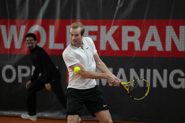 Botic van de Zandschulp (NED), Finale, Endspiel Tennis - Wolffkran Open - ATP, Tennis Herren Challenger - TC Ismaning - Ismaning - Bavaria - Germany - 25 October 2020. Â Copyright: xJuergenxHasenkopfx