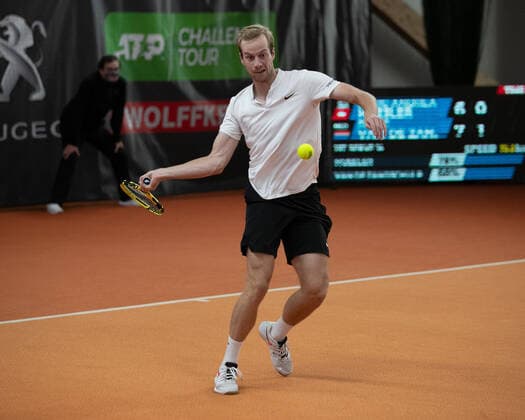 Botic van de Zandschulp (NED) Tennis - Wolffkran Open - ATP, Tennis Herren Challenger - TC Ismaning - Ismaning - Bavaria - Germany - 25 October 2020. Â Copyright: xJuergenxHasenkopfx