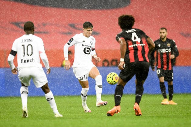 11 LUIZ ARAUJO (LIL) FOOTBALL : Nice vs Lille - Ligue 1 Uber Eats - 25 10 2020 FEP Panoramic 