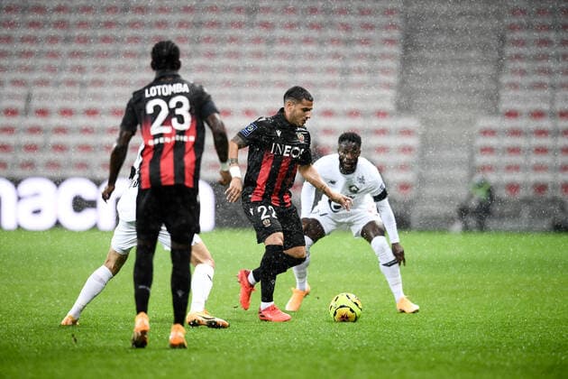 22 RONY LOPES (NICE) FOOTBALL : Nice vs Lille - Ligue 1 Uber Eats - 25 10 2020 FEP Panoramic 
