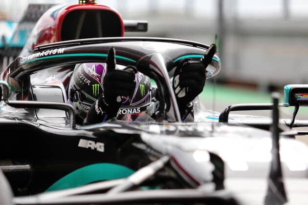 Motorsports: FIA Formula One World Championship, WM, Weltmeisterschaft 2020, Grand Prix of Portugal Motorsports: FIA Formula One World Championship 2020, Grand Prix of Portugal, 44 Lewis Hamilton (GBR, Mercedes-AMG Petronas Formula One Team),