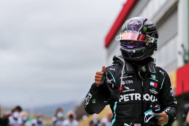 Motorsports: FIA Formula One World Championship, WM, Weltmeisterschaft 2020, Grand Prix of Portugal Motorsports: FIA Formula One World Championship 2020, Grand Prix of Portugal, 44 Lewis Hamilton (GBR, Mercedes-AMG Petronas Formula One Team),
