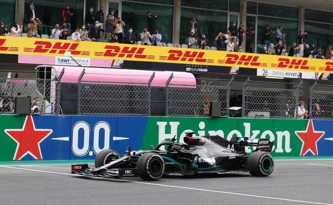 Motorsports: FIA Formula One World Championship, WM, Weltmeisterschaft 2020, Grand Prix of Portugal Motorsports: FIA Formula One World Championship 2020, Grand Prix of Portugal, 44 Lewis Hamilton (GBR, Mercedes-AMG Petronas Formula One Team),