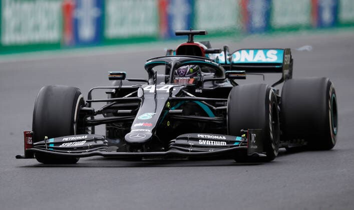 Motorsports: FIA Formula One World Championship, WM, Weltmeisterschaft 2020, Grand Prix of Portugal Motorsports: FIA Formula One World Championship 2020, Grand Prix of Portugal, 44 Lewis Hamilton (GBR, Mercedes-AMG Petronas Formula One Team),
