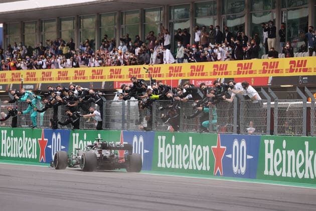 Motorsports: FIA Formula One World Championship, WM, Weltmeisterschaft 2020, Grand Prix of Portugal, 44 Lewis Hamilton (GBR, Mercedes-AMG Petronas Formula One Team), Portimao Portugal