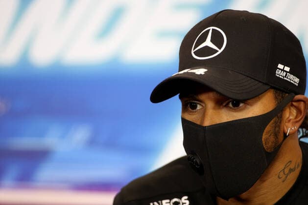 Motorsports: FIA Formula One World Championship, WM, Weltmeisterschaft 2020, Grand Prix of Portugal Motorsports: FIA Formula One World Championship 2020, Grand Prix of Portugal, 44 Lewis Hamilton (GBR, Mercedes-AMG Petronas Formula One Team),