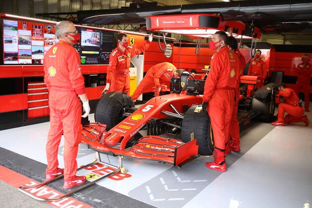 Motorsports: FIA Formula One World Championship, WM, Weltmeisterschaft 2020, Grand Prix of Portugal Motorsports: FIA Formula One World Championship 2020, Grand Prix of Portugal, 5 Sebastian Vettel (GER, Scuderia Ferrari Mission Winnow),