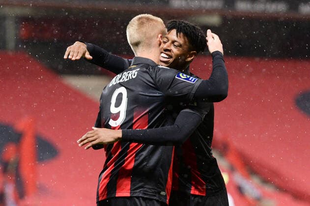JOIE - FAIR PLAY - 03 ROBSON ALVES DE BARROS (NICE) FOOTBALL : Nice vs Lille - Ligue 1 Uber Eats - 25 10 2020 FEP Panoramic 