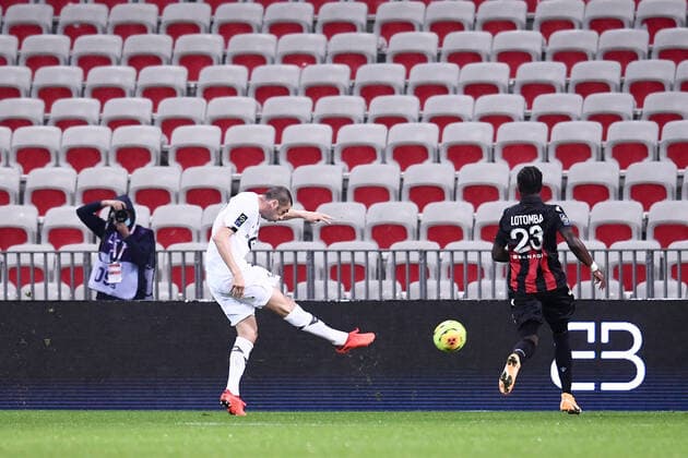 17 BURAK YILMAZ (LIL) - BUT FOOTBALL : Nice vs Lille - Ligue 1 Uber Eats - 25 10 2020 FEP Panoramic 