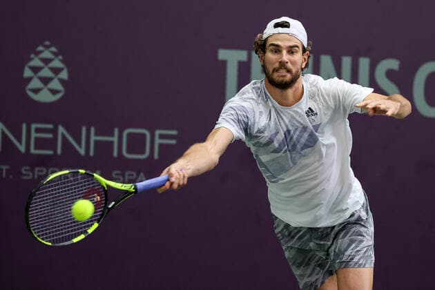 Im Bild: Maxime Cressy (USA) TENNIS CHALLENGER HAMBURG - presented by TANNENHOF, Hamburg, Hamburger Tennisverban, 26.10.2020,
