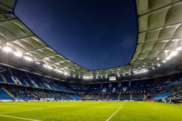 Hamburg, 21. Oktober 2020 - Fußball, 2. Bundesliga 2020 21, Hamburger SV - FC Erzgebirge Aue: Übersicht des Hamburger Volksparkstadion, Heimspielstätte des HSV DFL REGULATIONS PROHIBIT ANY USE OF PHOTOGRAPHS AS IMAGE SEQUENCES AND OR QUASI-VIDEO.