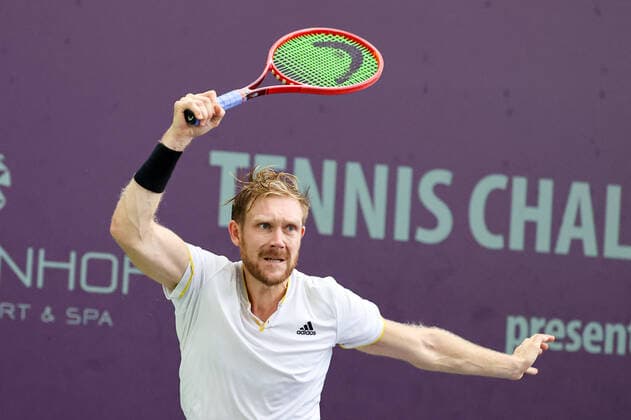 Sport Bilder des Tages Im Bild: Matthias BACHINGER (GER) TENNIS CHALLENGER HAMBURG - presented by TANNENHOF, Hamburg, Hamburger Tennisverband, 27.10.2020,