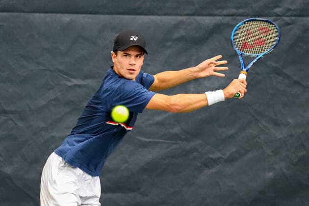 Sport Bilder des Tages Im Bild: Daniel Altmaier (GER WC) beim Training TENNIS CHALLENGER HAMBURG - presented by TANNENHOF, Hamburg, Hamburger Tennisverband, 27.10.2020,
