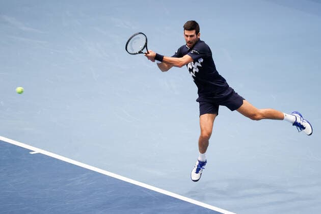 Sport Bilder des Tages TENNIS - ATP, Tennis Herren Erste Bank Open VIENNA,AUSTRIA,27.OCT.20 - TENNIS - ATP World Tour, Erste Bank Open. Image shows Novak Djokovic (SRB). GEPAxpictures xChristianxWalgram