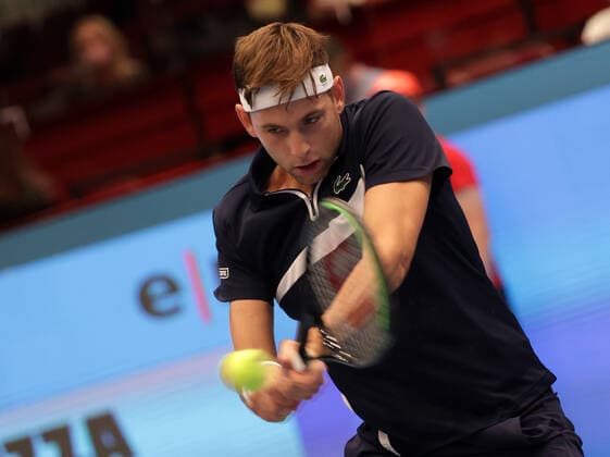 TENNIS - ATP, Tennis Herren Erste Bank Open VIENNA,AUSTRIA,27.OCT.20 - TENNIS - ATP World Tour, Erste Bank Open. Image shows Filip Krajinovic (SRB). GEPAxpictures xWalterxLuger