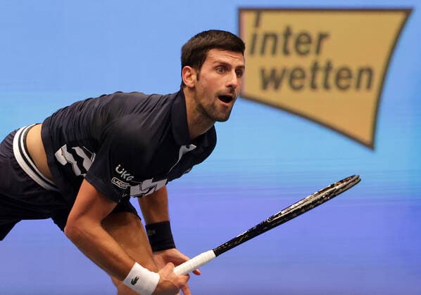 TENNIS - ATP, Tennis Herren Erste Bank Open VIENNA,AUSTRIA,27.OCT.20 - TENNIS - ATP World Tour, Erste Bank Open. Image shows Novak Djokovic (SRB). GEPAxpictures xWalterxLuger