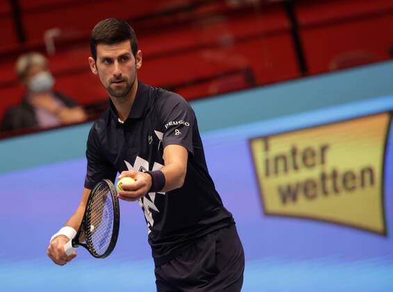 TENNIS - ATP, Tennis Herren Erste Bank Open VIENNA,AUSTRIA,27.OCT.20 - TENNIS - ATP World Tour, Erste Bank Open. Image shows Novak Djokovic (SRB). GEPAxpictures xWalterxLuger