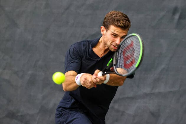 Im Bild: Stefano NAPOLITANO (ITA) TENNIS CHALLENGER HAMBURG - presented by TANNENHOF, Hamburg, Hamburger Tennisverband, 27.10.2020,
