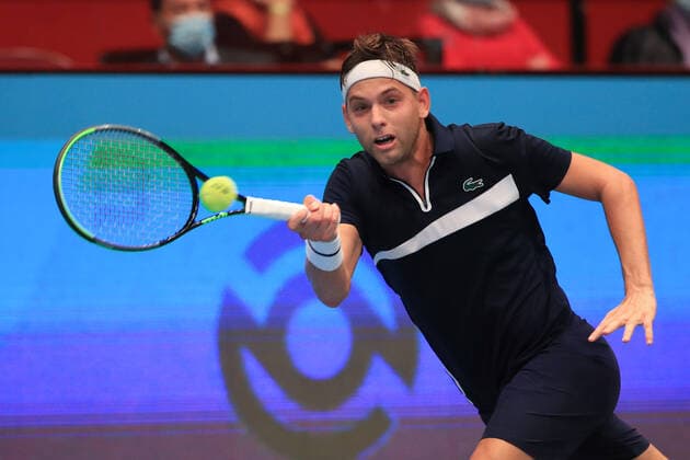 Filip Krajinovic Tennis - ERSTE BANK OPEN 2020 - ATP, Tennis Herren 500 - Stadthalle - Wien - - Oesterreich - 27 October 2020. Â Copyright: xJuergenxHasenkopfx