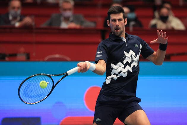 Novak Djokovic (SRB) Tennis - ERSTE BANK OPEN 2020 - ATP, Tennis Herren 500 - Stadthalle - Wien - - Oesterreich - 27 October 2020. Â Copyright: xJuergenxHasenkopfx