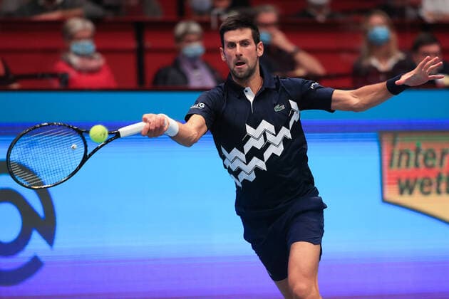 Novak Djokovic (SRB) Tennis - ERSTE BANK OPEN 2020 - ATP, Tennis Herren 500 - Stadthalle - Wien - - Oesterreich - 27 October 2020. Â Copyright: xJuergenxHasenkopfx