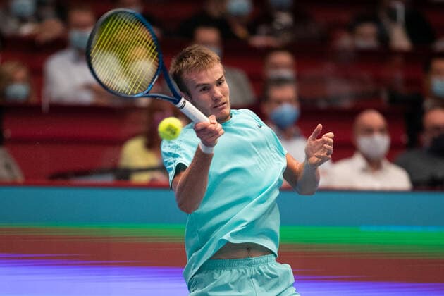 Vitaliy Sachko (UKR) Tennis - ERSTE BANK OPEN 2020 - ATP, Tennis Herren 500 - Stadthalle - Wien - - Oesterreich - 27 October 2020. Â Copyright: xJuergenxHasenkopfx