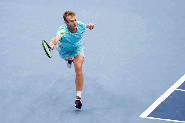 TENNIS - ATP, Tennis Herren Erste Bank Open VIENNA,AUSTRIA,27.OCT.20 - TENNIS - ATP World Tour, Erste Bank Open. Image shows Vitaliy Sachko (UKR). GEPAxpictures xChristianxWalgram
