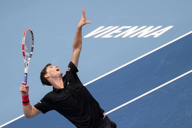 TENNIS - ATP, Tennis Herren Erste Bank Open VIENNA,AUSTRIA,27.OCT.20 - TENNIS - ATP World Tour, Erste Bank Open. Image shows Dominic Thiem (AUT). GEPAxpictures xChristianxWalgram