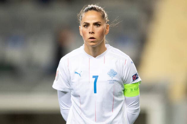 201027 Sara Björk Gunnarsdottir of Iceland ahead of the UEFA Women s EURO Qualifier, EM, Europameisterschaft football match between Sweden and Iceland on October 27, 2020 in Gothenburg. Photo: Daniel Stiller BILDBYRAN COP 200 MB0045 fotboll football soccer fotball em-kval kval uefa women s euro qualifier qualifier sverige sweden iceland dam bbeng Copyright: DANIELxSTILLER BB201027DS036