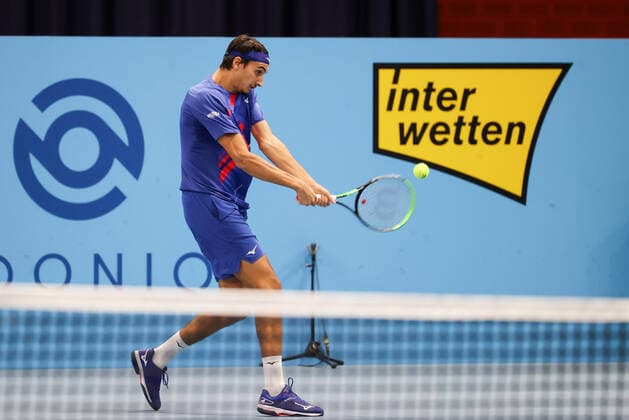 TENNIS - ATP, Tennis Herren Erste Bank Open VIENNA,AUSTRIA,27.OCT.20 - TENNIS - ATP World Tour, Erste Bank Open. Image shows Lorenzo Sonego (ITA). GEPAxpictures xChristianxWalgram