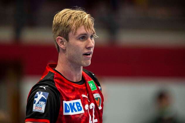 25.10.2020 - Handball, 2020 2021, 1. Bundesliga, 5. Spieltag, GWD Minden - Füchse Berlin: Marian Michalczik (Berlin) Lübbecke Nordrhein-Westfalen Deutschland Kreissporthalle