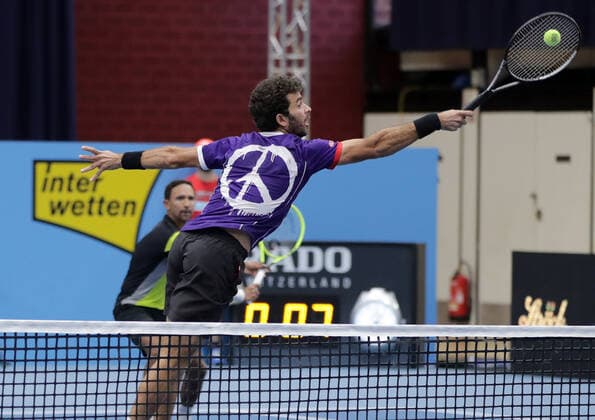 TENNIS - ATP, Tennis Herren Erste Bank Open VIENNA,AUSTRIA,28.OCT.20 - TENNIS - ATP World Tour, Erste Bank Open. Image shows Raven Klaasen (RSA) and Jean-Julien Rojer (NED). GEPAxpictures xWalterxLuger