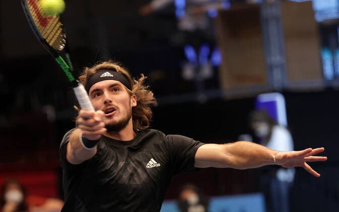 TENNIS - ATP, Tennis Herren Erste Bank Open VIENNA,AUSTRIA,28.OCT.20 - TENNIS - ATP World Tour, Erste Bank Open. Image shows Stefanos Tsitsipas (GRE). GEPAxpictures xWalterxLuger