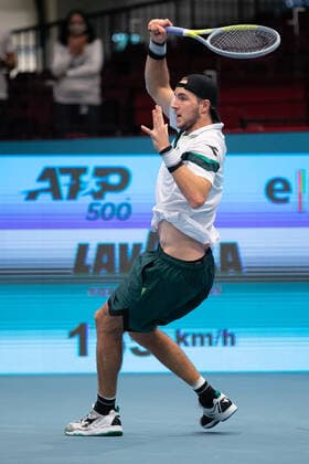 Jan-Lennard Struff (GER) Tennis - ERSTE BANK OPEN 2020 - ATP, Tennis Herren 500 - Stadthalle - Wien - - Oesterreich - 28 October 2020. Â Copyright: xJuergenxHasenkopfx