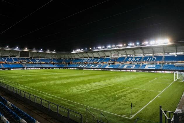 SOCCER - UEFA EL, Molde vs Rapid MOLDE,NORWAY,28.OCT.20 - SOCCER - UEFA Europa League, group stage, Molde FK vs SK Rapid Wien, preview, press conference, PK, Pressekonferenz Rapid. Image shows the Aker Stadium. GEPAxpictures xPhilippxBrem