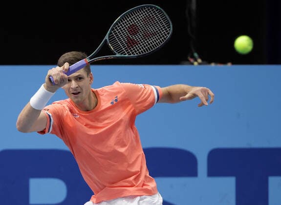 TENNIS - ATP, Tennis Herren Erste Bank Open VIENNA,AUSTRIA,29.OCT.20 - TENNIS - ATP World Tour, Erste Bank Open. Image shows Hubert Hurkacz (POL). GEPAxpictures xWalterxLuger