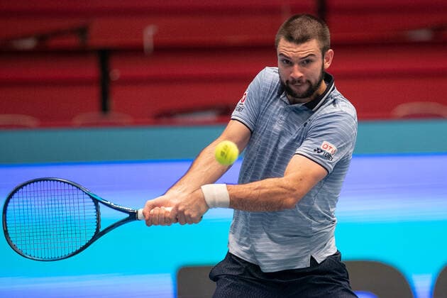 Jurij Rodionov(AUT) Tennis - ERSTE BANK OPEN 2020 - ATP, Tennis Herren 500 - Stadthalle - Wien - - Oesterreich - 29 October 2020. Â Copyright: xJuergenxHasenkopfx