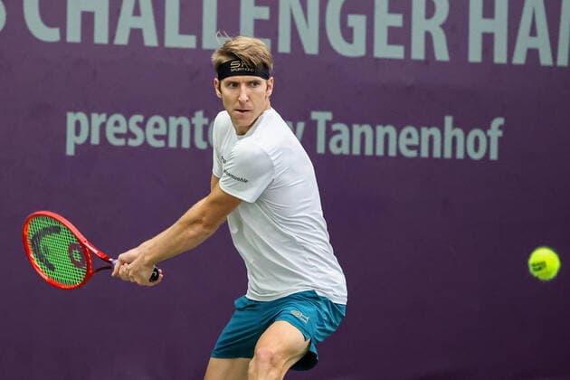 Im Bild: Cedrik-Marcel STEBE (GER) TENNIS CHALLENGER HAMBURG - presented by TANNENHOF, Hamburg, DTB-Stützpunkt Hamburg, 29.10.2020,