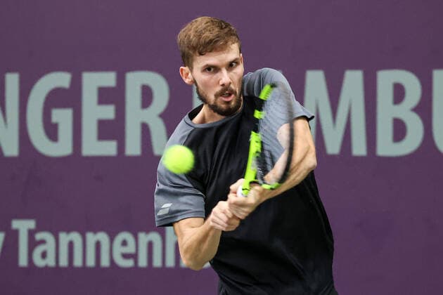 Sport Bilder des Tages Im Bild: Oscar Otte (GER) 8 TENNIS CHALLENGER HAMBURG - presented by TANNENHOF, Hamburg, DTB-Stützpunkt Hamburg, 29.10.2020,
