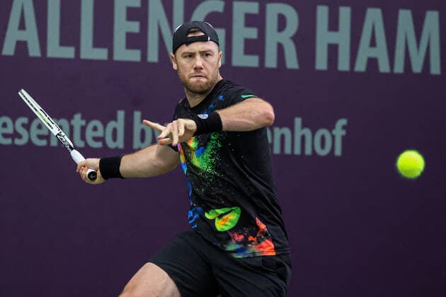 Im Bild: Illya MARCHENKO (UKR) TENNIS CHALLENGER HAMBURG - presented by TANNENHOF, Hamburg, DTB-Stützpunkt Hamburg, 29.10.2020,