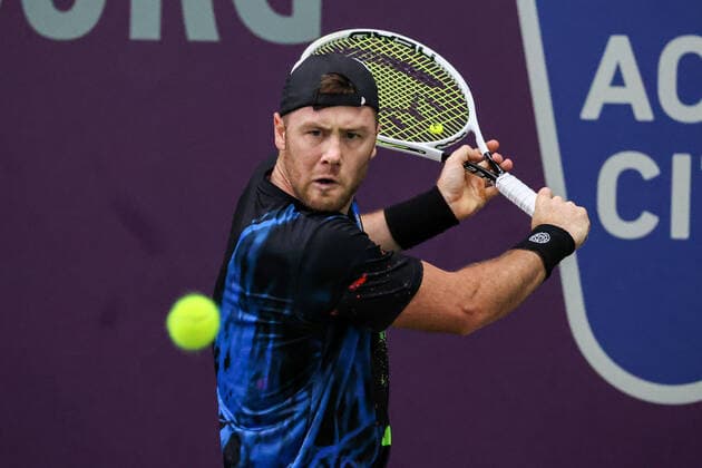 Im Bild: Illya MARCHENKO (UKR) TENNIS CHALLENGER HAMBURG - presented by TANNENHOF, Hamburg, DTB-Stützpunkt Hamburg, 29.10.2020,