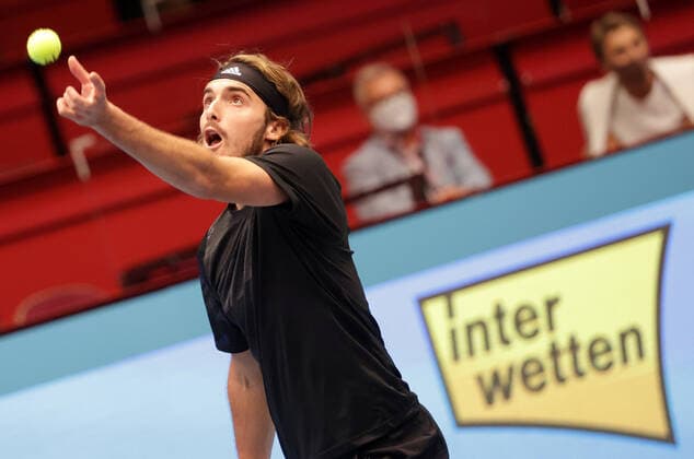 TENNIS - ATP, Tennis Herren Erste Bank Open VIENNA,AUSTRIA,29.OCT.20 - TENNIS - ATP World Tour, Erste Bank Open. Image shows Stefanos Tsitsipas (GRE). GEPAxpictures xWalterxLuger
