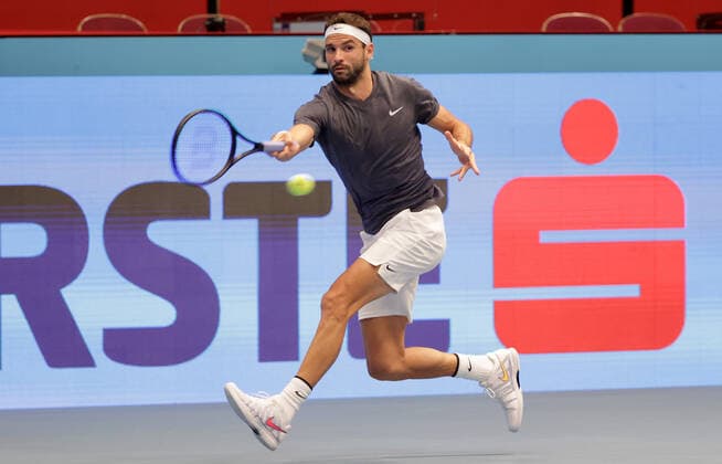 Sport Bilder des Tages TENNIS - ATP, Tennis Herren Erste Bank Open VIENNA,AUSTRIA,29.OCT.20 - TENNIS - ATP World Tour, Erste Bank Open. Image shows Grigor Dimitrov (BUL). GEPAxpictures xWalterxLuger