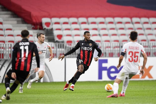 29 JEFF REINE ADELAIDE (NICE) FOOTBALL : Nice vs Hapoel Beer Sheva - Ligue Europa - 29 10 2020 FEP Panoramic 