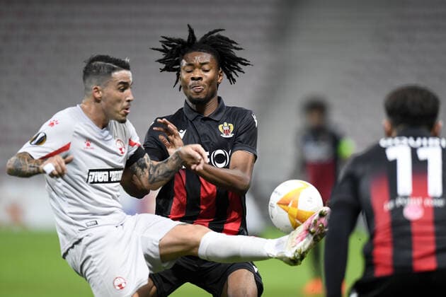 19 KHEPHREN THURAM (NICE) FOOTBALL : Nice vs Hapoel Beer Sheva - Ligue Europa - 29 10 2020 FEP Panoramic 