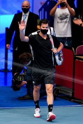 29.10.2020, Wiener Stadthalle, Wien, AUT, ATP, Tennis Herren Tour, Erste Bank Open, im Bild Dominic Thiem (AUT) Dominic Thiem of Austria during the Erste Bank Open of the ATP Tour at the Wiener Stadthalle in Vienna, Austria on 2020 10 29.