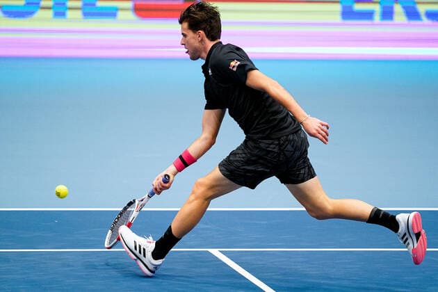 29.10.2020, Wiener Stadthalle, Wien, AUT, ATP, Tennis Herren Tour, Erste Bank Open, im Bild Dominic Thiem (AUT) Dominic Thiem of Austria during the Erste Bank Open of the ATP Tour at the Wiener Stadthalle in Vienna, Austria on 2020 10 29.