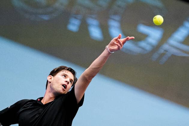 29.10.2020, Wiener Stadthalle, Wien, AUT, ATP, Tennis Herren Tour, Erste Bank Open, im Bild Dominic Thiem (AUT) Dominic Thiem of Austria during the Erste Bank Open of the ATP Tour at the Wiener Stadthalle in Vienna, Austria on 2020 10 29.