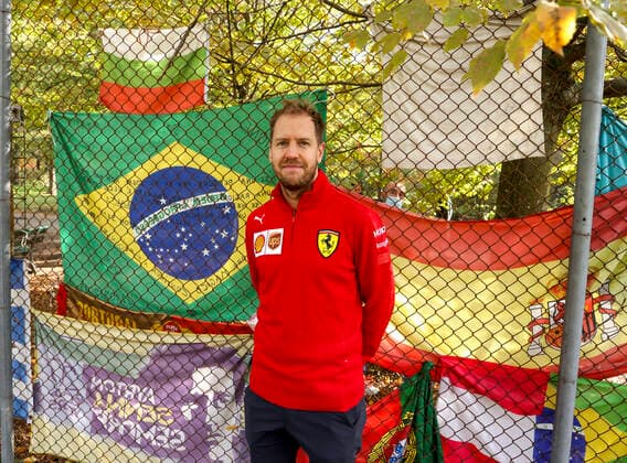 Sport Bilder des Tages Motorsports: FIA Formula One World Championship, WM, Weltmeisterschaft 2020, Grand Prix of Emilia Romagna, 5 Sebastian Vettel (GER, Scuderia Ferrari Mission Winnow), Imola Italy